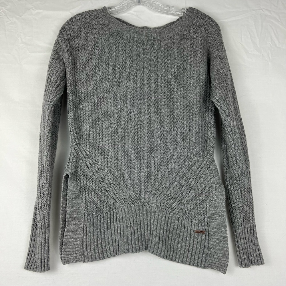 TOMS • Gray Knit Long Sleeve Sweater Size Small